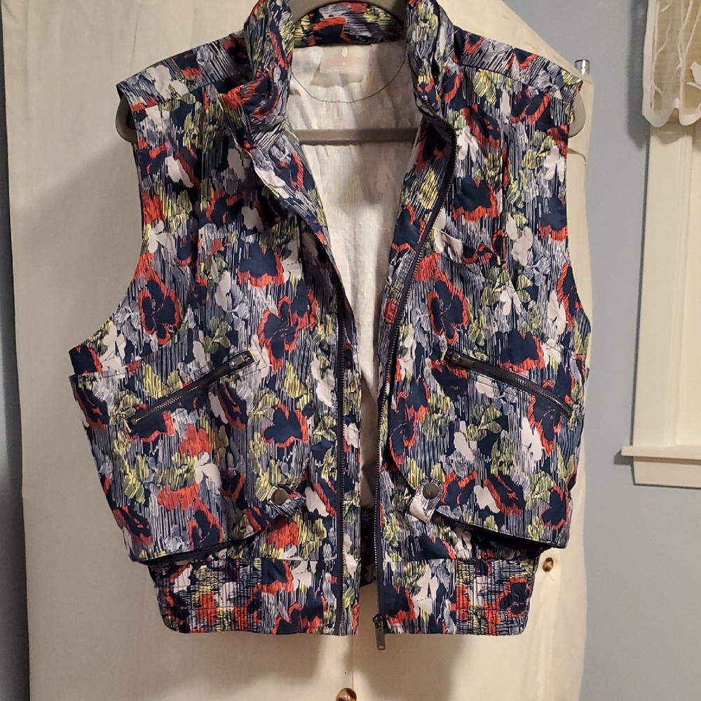 FP MOVEMENT...Colorful Floral Vest